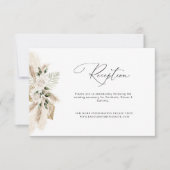 パンパスグラスフローラ結婚披露宴 サンキューカード (正面)