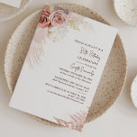 パンパスグラスフローラ80th誕生日招待状<br><div class="desc">Pampas Grass Terracotta 80th誕生日招待状は簡単にカスタマイズする"パーソナクリックライズ"ボタン。他の特別なマイルストーンのイベント来に最適</div>