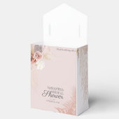 パンパスグラスブライダルシャワーテラコッタ フェイバーボックス (オープン)