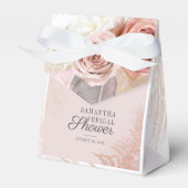 パンパスグラスブライダルシャワーテラコッタ フェイバーボックス (正面サイド)