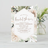パンパスグラスブライダルシャワーボホユーカリプトゥスインヴィータ 招待状 (スタンド正面)