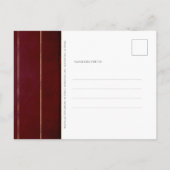 パンパスグラスブルゴーニュ赤フローラ保存日 案内ポストカード (裏面)