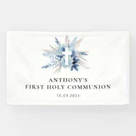 パンパスグラスブルーフローラ第一交代徴候 横断幕