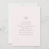 パンパスグラスベイビーシャワーガール 招待状 (裏面)