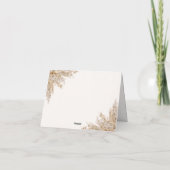 パンパスグラスベビーシャワーサンキューカード | 中立 サンキューカード (裏面)