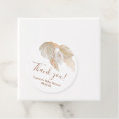 パンパスグラスベビーシャワーメッセージカード フェイバータグ (インサイチュ)