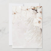 パンパスグラスベビーシャワー招待状オーボーイボヘミア 招待状 (裏面)