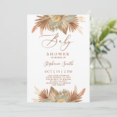 パンパスグラスベビーシャワー 招待状 (スタンド正面)