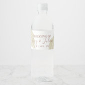 パンパスグラスベージュボヘミ結婚アン ペットボトルラベル (正面)
