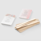 パンパスグラスホワイトオーランズエキゾチック結婚式 プログラム ハンドファン (組立なし)