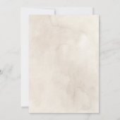 パンパスグラスボヘミアンアーチデザートブライダルシャワー 招待状 (裏面)