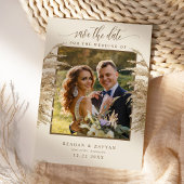 パンパスグラスボヘミアンエキゾチック写真保存日 セーブザデート