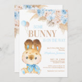 パンパスグラスボヘミアントロピカルデザートベビーシャワー 招待状 (正面/裏面)