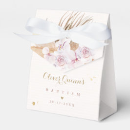 パンパスグラスボヘミアンバプテパーソナライズされたィス フェイバーボックス