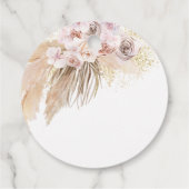 パンパスグラスボヘミアンベイビーシャワー賛成 フェイバータグ (裏面)