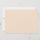 パンパスグラスボヘミアンボホ日付招待を保存 招待状 (裏面)