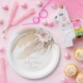 パンパスグラスボヘミアン赤ちゃんシャワー ペーパープレート (パーティー)