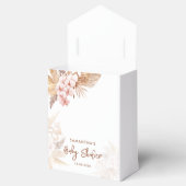 パンパスグラスボホガールベビーシャワー フェイバーボックス (オープン)