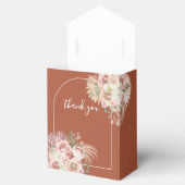 パンパスグラスボホテラコッタ結婚ズ フェイバーボックス (オープン)