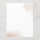 パンパスグラスボホテラコッタ結婚式招待状 (裏面)