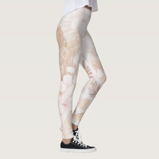 パンパスグラスボホドライパームズママ誕生日 レギンス (右)