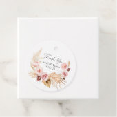 パンパスグラスボホフローラ水色結婚ズ フェイバータグ (インサイチュ)