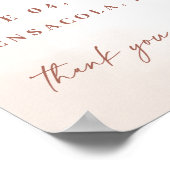 パンパスグラスボホフローラ結婚ズへようこそ ポスター (角)