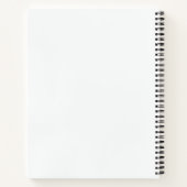 パンパスグラスボホベイビーシャワーゲストブック ノートブック (裏面)