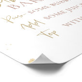 パンパスグラスボホベイビーシャワーデコールバブルバー ポスター (角)