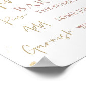 パンパスグラスボホベイビーシャワーデコールミモサ徴候 ポスター (角)