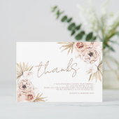 パンパスグラスボホボヘミアンサンキューベビー エンクロージャーカード (スタンド正面)