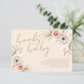 パンパスグラスボホボヘミアンブックスベビー エンクロージャーカード (スタンド正面)