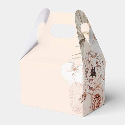 パンパスグラスボホボヘミアンベビーシャワー フェイバーボックス (裏面サイド)