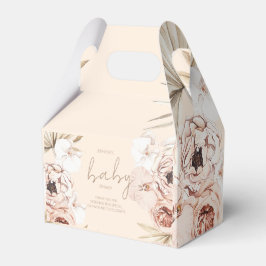 パンパスグラスボホボヘミアンベビーシャワー フェイバーボックス