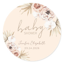 パンパスグラスボホボヘミアンベビーシャワー