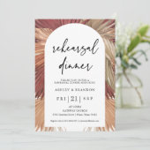 パンパスグラスボホリハーサル自然ディナー 招待状 (スタンド正面)