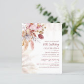 パンパスグラスボホ80thバースデーパーティーへの招待 (スタンド正面)