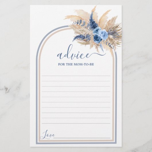 パンパスグラスボーイアドバイスforママはカード (正面)