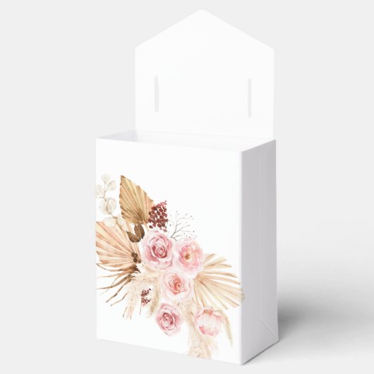 パンパスグラスボーホウォーター色結婚フローラ フェイバーボックス (オープン)