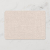 パンパスグラスボーホディスプレイシャワーインサート エンクロージャーカード (裏面)