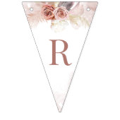 パンパスグラスモダンテラコッタブライダルシャワー バンティングフラッグ (第3の旗)