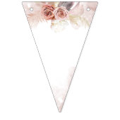 パンパスグラスモダンテラコッタブライダルシャワー バンティングフラッグ (第1の旗)