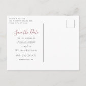 パンパスグラスモダンフローラトロピカルダスティーバラ 案内ポストカード (裏面)