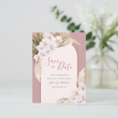 パンパスグラスモダンフローラトロピカルダスティーバラ 案内ポストカード (スタンド正面)