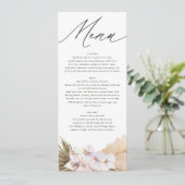 パンパスグラスモダン植物性ボヘミアン文字 メニュー (スタンド正面)