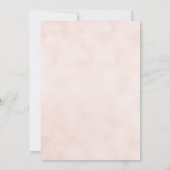 パンパスグラスユーカリ緑のボホ結婚のインビ 招待状 (裏面)