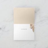 パンパスグラスラストボホフォールディングサンキューカード サンキューカード (内部)