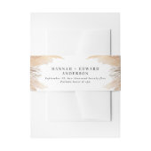 パンパスグラス乾燥植物文字ボホ結婚ズ 招待状ベリーバンド (正面例)