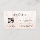 パンパスグラス写真 | QRコード名刺 名刺 (裏面)