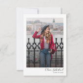 パンパスグラス卒業2025 フォトグラパーティ 招待状 (裏面)